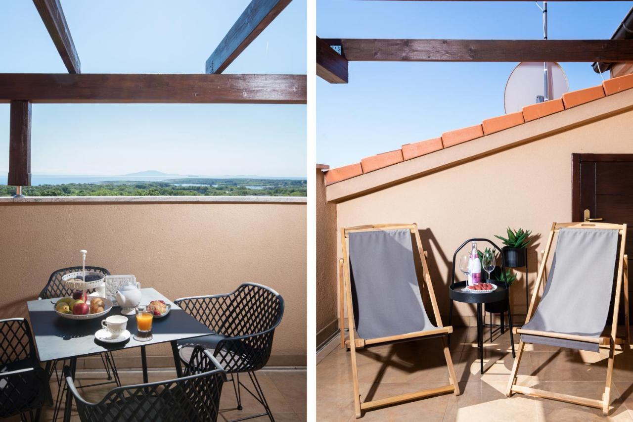 Cesare Apartment, With Swimming Pool And Sea View Лижнян Экстерьер фото